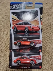 HOT WHEELS SILVER SERIES NATIONAL ICONS 1967 PORSCHE 911R CHASE & REGULAR - Picture 1 of 5