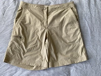 L.L. Bean Woman’s Hiking Shorts Size 8  Color Tan - Image 1 of 4