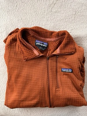Patagonia Men's R1 Pullover - Sandhill Rust - Polartec - Image 1 of 4
