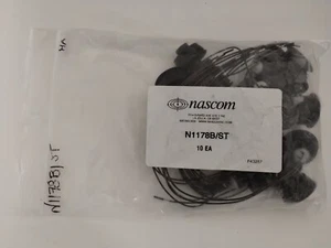 Lot 10 Nascom N1178B/ST Recessed door contacts/ Brown - Picture 1 of 2