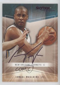 2004-05 Skybox Autographics Purple Royal Insignia /25 Jamaal Magloire #48