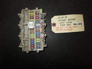 13 14 15 NISSAN ALTIMA LEFT DASH FUSE BOX - Picture 1 of 2