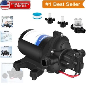 Reliable 12V DC Water Pump 3.5GPM with Thermal Protection for RVs & Food Trucks - Picture 1 of 9