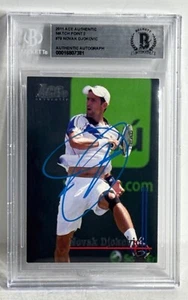 Novak Djokovic Signed 2011 ACE Authentic Straight Sets Card #79 Auto BAS - Picture 1 of 2
