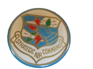 SAC STRATEGIC AIR COMMAND 2" LOGO PROUD MILITARY FAMILY 2" CHALLENGE COIN - Picture 1 of 2