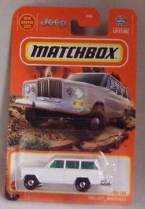 KKar Matchbox - 2024 Basic - 38/100 * 1964 Jeep Wagoneer - White - Picture 1 of 6