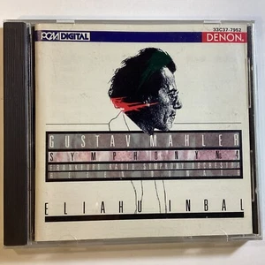 Mahler Symphony No 4 CD -Eliahu Inbal - Frankfurt Radio Symphony - Free Shipping - Foto 1 di 6