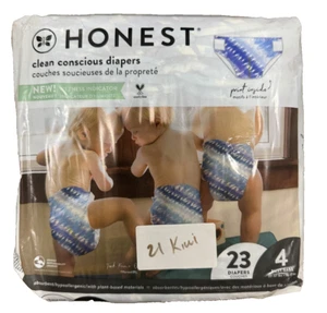 The Honest Company Clean Conscious Disposable Diapers Size 4 23 Count 1 Pack - Picture 1 of 2