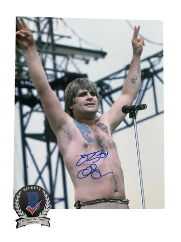 OZZY OSBOURNE "PRINCE OF DARKNESS" SIGNED AUTOGRAPHED 16X20 PHOTO BECKETT COA Cover