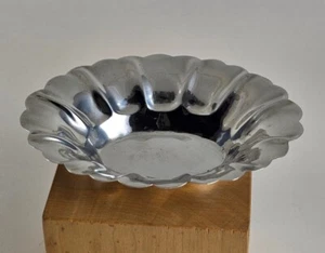 Vtg Antique Lunt Brothers Sterling Silver Nut Dish Bowl Scalloped - Picture 1 of 8