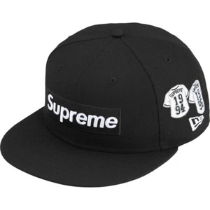 Supreme Fall/Winter Collection New Era Black Hat 7 3/8 Cap - Picture 1 of 3