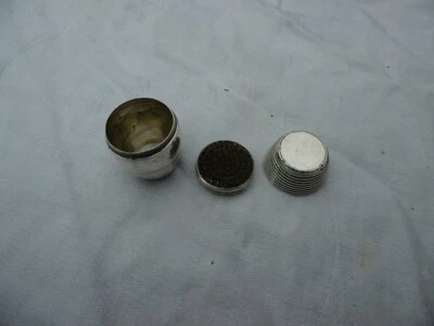 Rallador de nuez moscada barril plata georgiana 1750 muy bonito de Daniel Field Foto 1 de 4