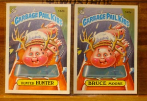 Vintage Paar 1986 GARBAGE PAIL Comickarten GEJAGTER JÄGER, BRUCE ELCH NM-EXCEL - Bild 1 von 1