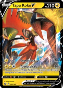 Pokemon TCG Tapu Koko V 50/163 ITA EXC/NM Battle Styles Stili di Lotta - Imagen 1 de 1