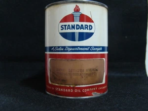 VINTAGE STANDARD OIL COMPANY SALES DEPARTMENT SAMPLE ONE POUND CAN - Picture 1 of 11