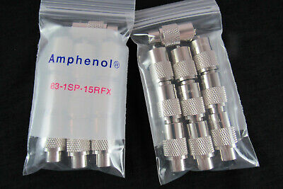 10 Amphenol PL-259 Type UHF Connectors RG-8,RG-213, RG-11, 9913, LMR-400 & More • 40$