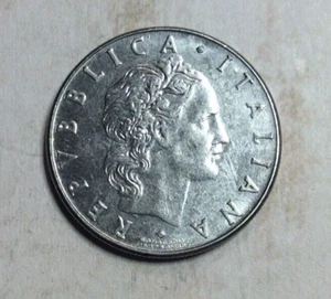 Moneda L.50 Republica Italiana 1980 - Imagen 1 de 2