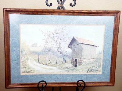 Impresión artística firmada por Larry Dodson Apple Cellar/prueba de artista-rara edición limitada-enmarcada Foto 1 de 4