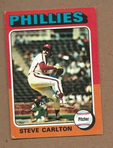 1975 Topps #185 Steve Carlton Philadelphia Phillies EX - Bild 1 von 1