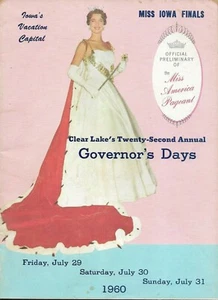 1960 Miss Iowa Finals Magazine, Clear Lake, Iowa - Picture 1 of 2