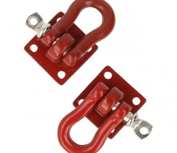Robitronic R21039 Abschleppöse 15mm mit Montageplatte und Schäkel (2 Stück) - Bild 1 von 1