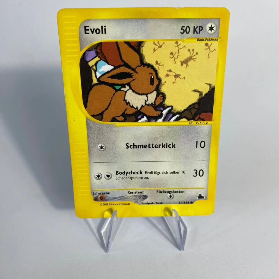 CCG 513 Pokemon Skyridge Evoli / Eevee 54/144 Vintage Near Mint Deutsch Top - Bild 1 von 2