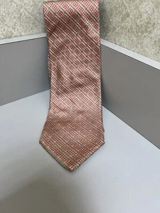 Vila Cini Cravatte Pink & Green Color Tie - Picture 1 of 5