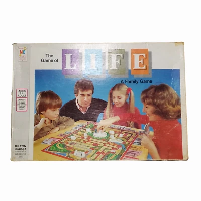 Juego de Mesa The Game Of Life 4000 Milton Bradley 1977 Vintage Un Juego Familiar Foto 1 de 4