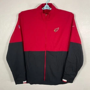 Arizona Cardinals Jacket Mens XL Red Nike Onfield Full Zip Performance Stretch - Picture 1 of 9