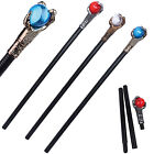 3PCS Halloween Fire Dragon Claw Cane Costumes Walking Canes Evil Queen Wands Mal