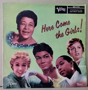 HERE COME THE GIRLS! 1957 VERVE MGV-2036 AUS LP ELLA FITZGERALD, ANITA O'DAY ETC - Picture 1 of 3