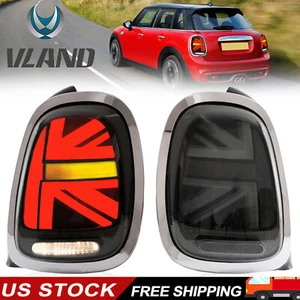 Smoke Tail Lights For 2014-2019 BMW Mini Cooper F55/56/57 LED Sequential Lamp LR - Bild 1 von 10