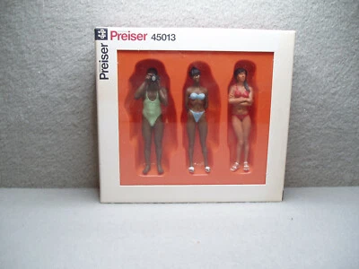 Fotograf und Badende LGB 1:22,5 ca 7cm Preiser Elastolin OVP - Bild 1 von 2