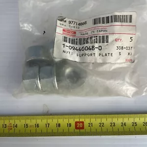 1-09440048-0 Genuine Isuzu Flange Nut Support Plate (5 pack) OEM NOS - Picture 1 of 1