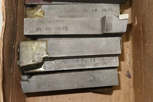 1 pcs VR WESSON FL-12 / FL12 Grade VR-75 Carbide Brazed Lathe Tool Bit USA - Picture 1 of 2