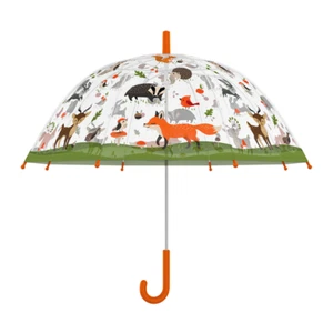 Esschert Paraguas Bosque -Animales Transparente | Paraguas Niños KG 261 - Imagen 1 de 2