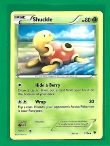 Pokémon TCG XY Fates Collide Shuckle #1/124 Regular Uncommon - Picture 1 of 2