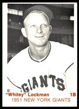 1975 TCMA 1951 NEW YORK GIANTS WHITEY LOCKMAN NEW YORK GIANTS