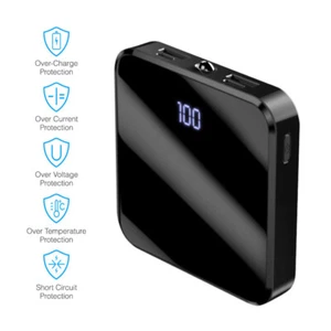 20000mAh MINI LED Power Bank Chargeur Rapide Batterie Double USB Chargeur Portable - Photo 1 sur 12