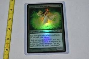 1x Oversized - Azusa Lost but seeking - Foil - Commander Arsenal IN TOPLOADER - Picture 1 of 4