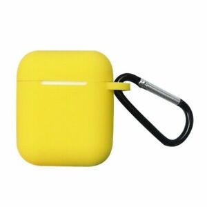 Silicone Airpods Charging Case Protective Cover with Carabiner AirPods Box Carry