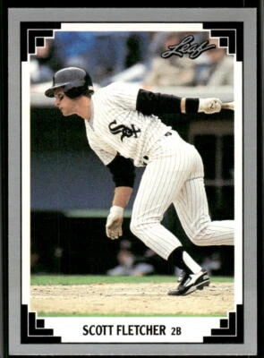 1991 Leaf #306 Scott Fletcher - Image 1 of 2