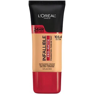L'Oreal Paris Cosmetics Makeup Infallible Pro-Matte Liquid Longwear Foundation, - Picture 1 of 7