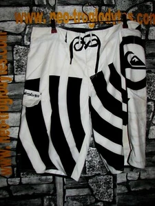 Vintage Quiksilver surf shorts '90s large signed Kelly Slater - Imagen 1 de 3