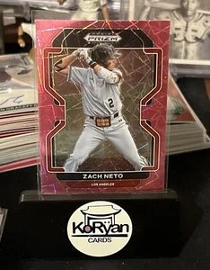 Selecciones del draft Panini Prizm 2022 Zach Neto Pink Velocity radiocontrol novato #PDP13 - Imagen 1 de 2