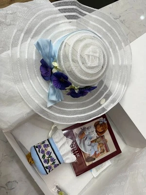 Nellie Meet Accessories American Girl Doll Bonnet Hat Purse Necklace NIB - Image 1 of 4