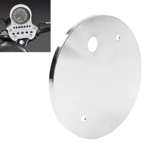 Chrome Speedometer Relocation Instrument Base For Harley Sportster XL1200 XL883 - Picture 1 of 11