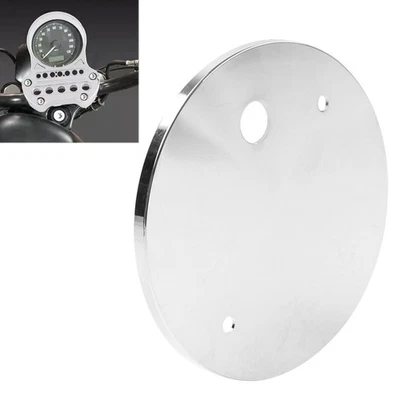 Chrome Speedometer Relocation Instrument Base For Harley Sportster XL1200 XL883 - Image 1 of 4