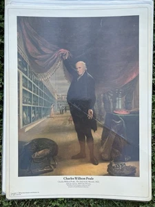 24” X 18” Charles Willson Peale The Artist in his Museum Vintage Poster - Picture 1 of 1