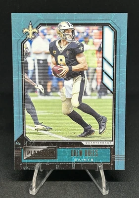 Drew Brees - 2020 Panini Playbook - 84 - New Orleans Saints -Last year of career - Image 1 of 4